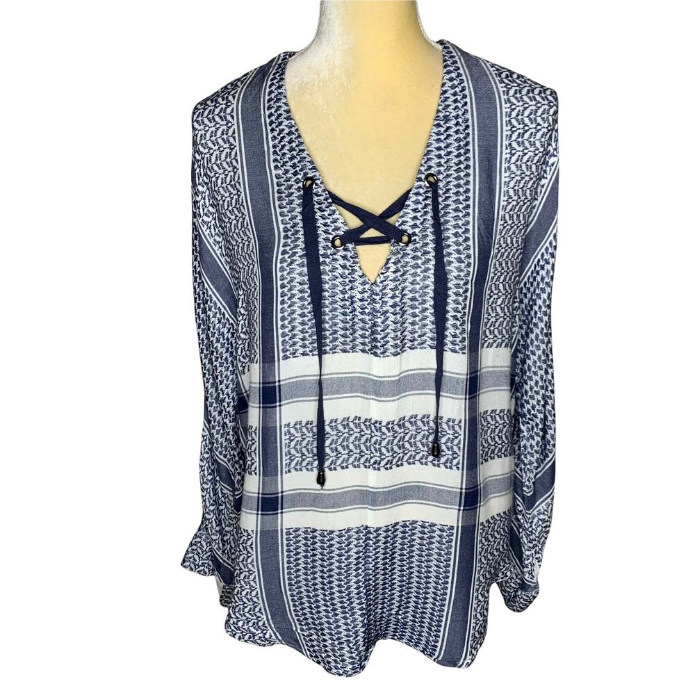 Rails Lily Yarn Tunic Top Boho Peasant Size Medium